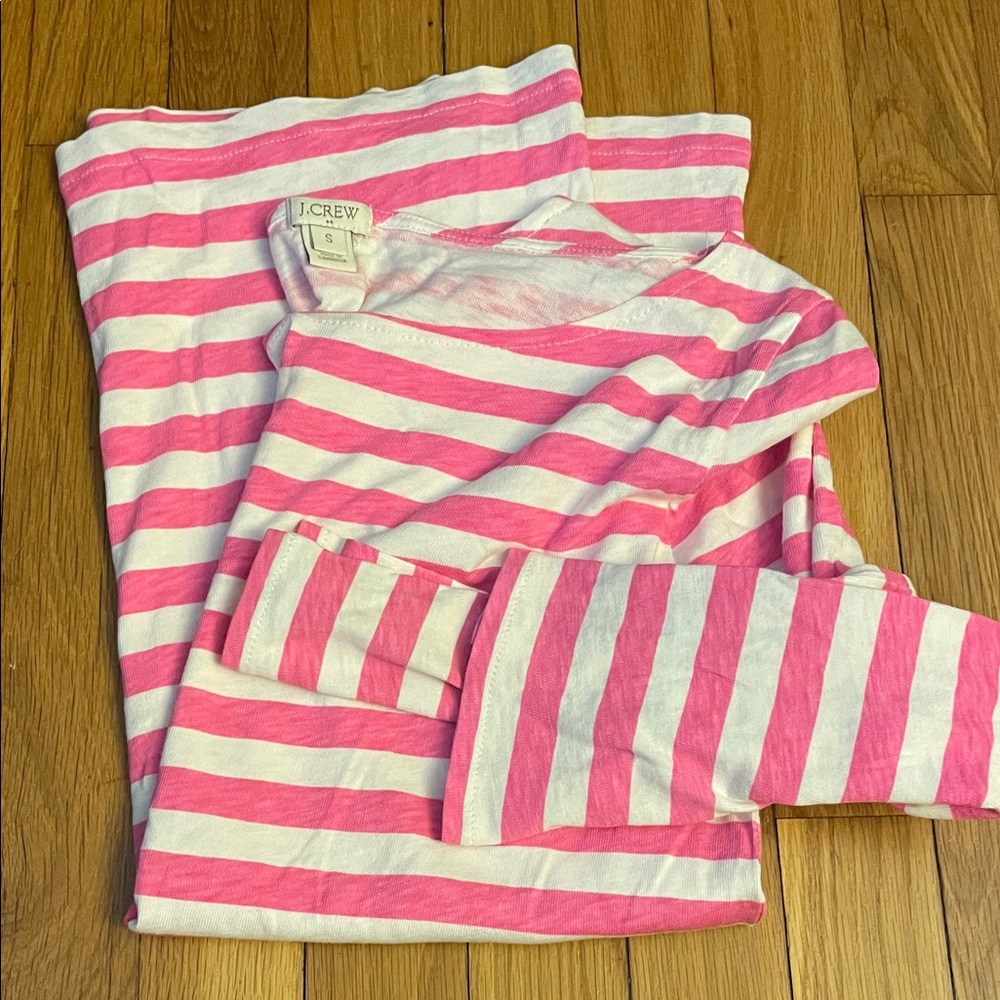 J. Crew striped, boat neck top - Picture 2 of 6